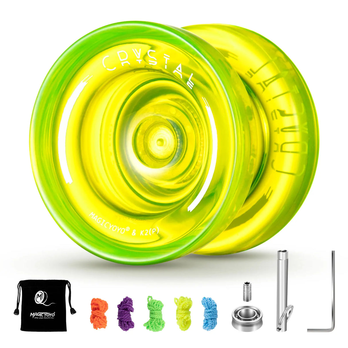 MAGICYOYO Responsive Crystal YoYo K2, Plastic Yo Yo