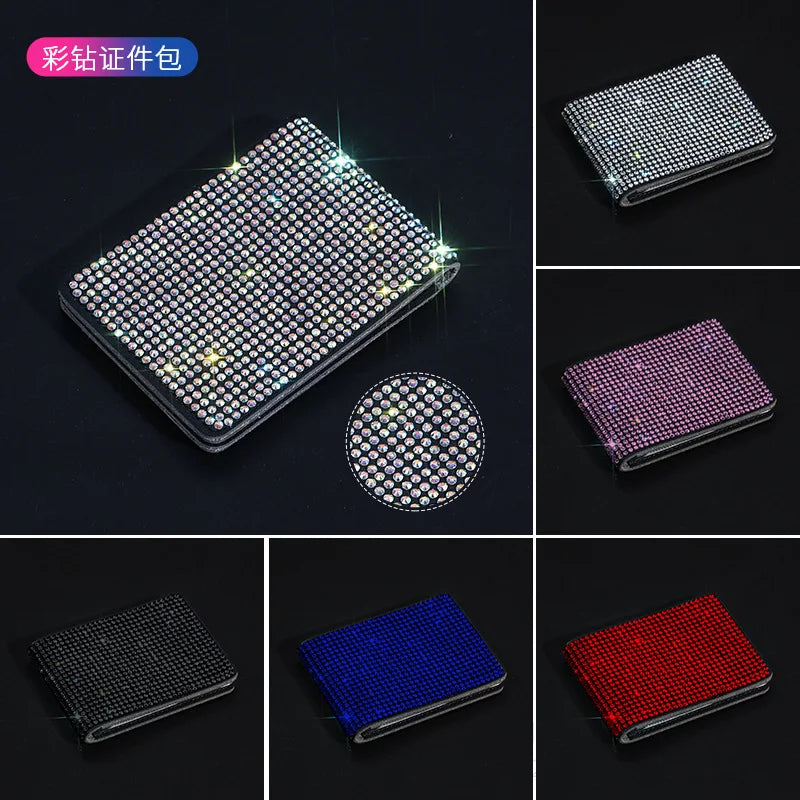 2022 Bling Auto Driver License & Business Card Holder – Unisex Travel Wallet