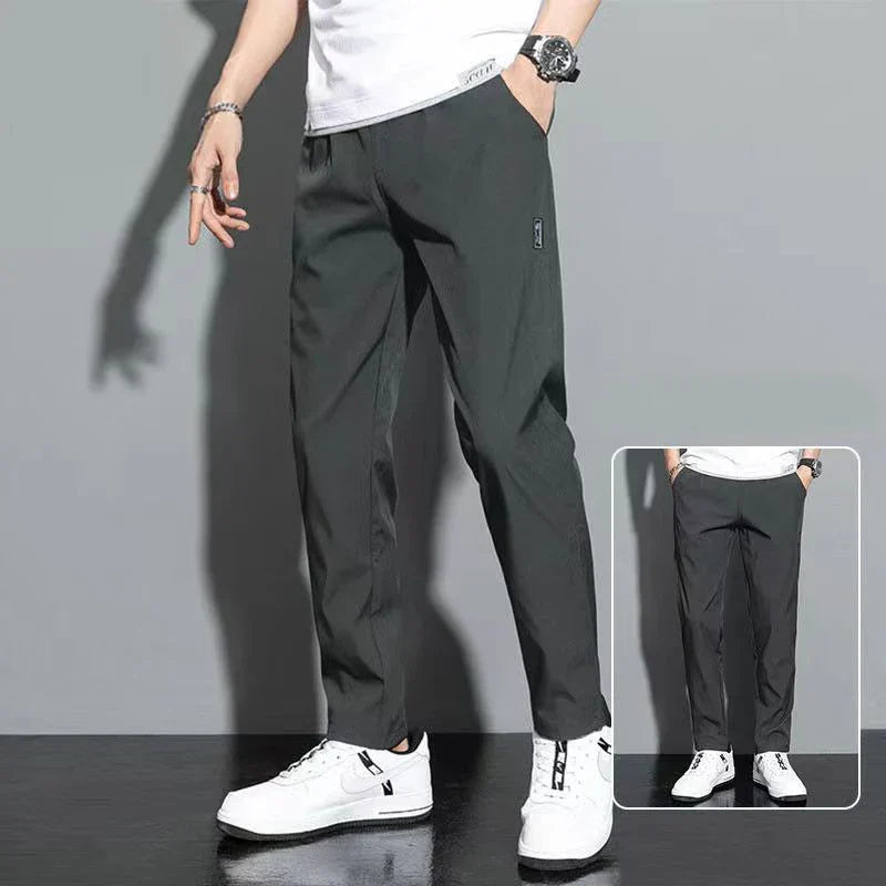 Men's Pants 2024 Casual Business Stretch Slim Fit