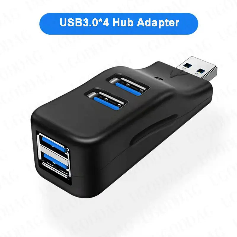 Mini 4 Ports USB 3.0 2.0 Hub High