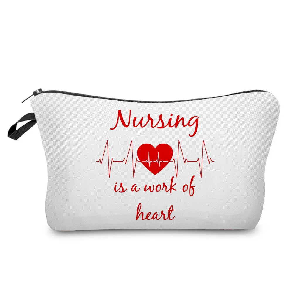 Nurse Makeup Bag Women Cosmetic Bag Toiletry Travel