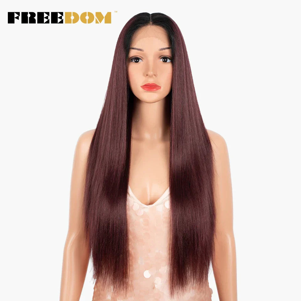 FREEDOM Synthetic Lace Front Wig For Black Women