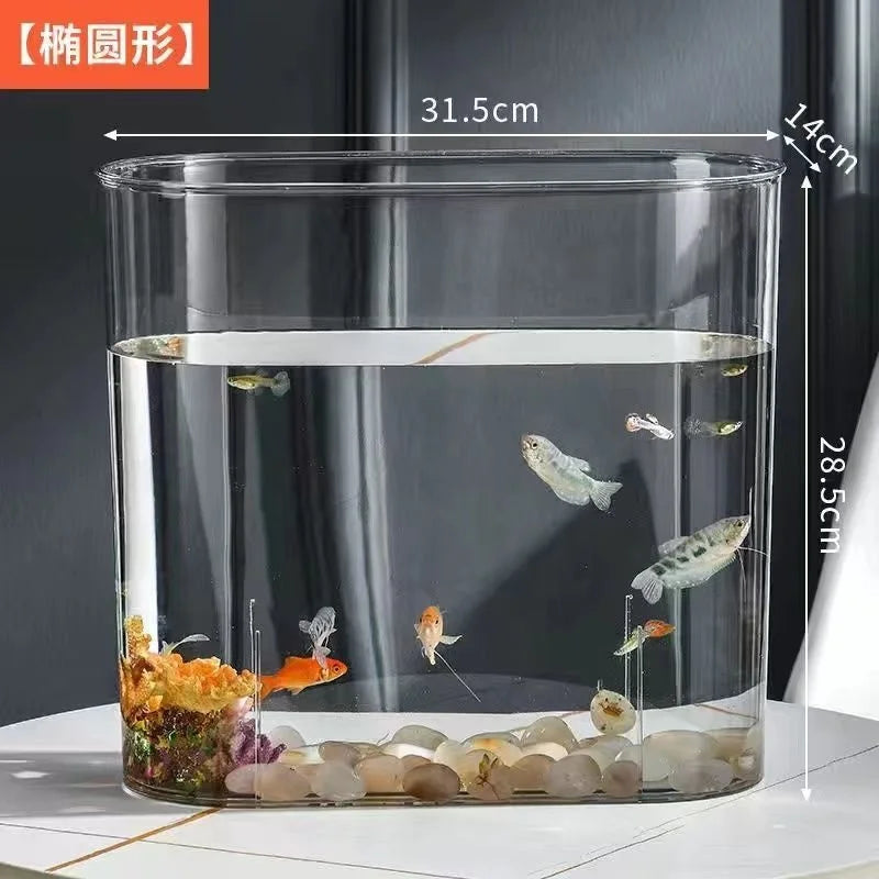 PET Aquarium Box Plastics Ultra-white Organic Glass Explosion-proof