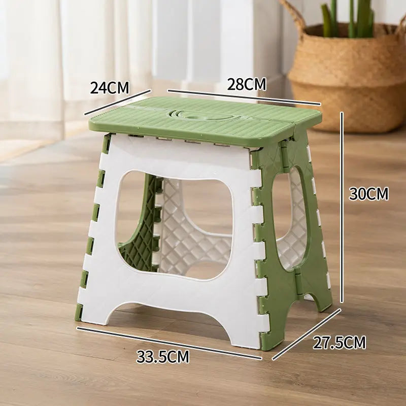 Thickened Plastic Folding Furniture Stool Portable Mini Outdoor