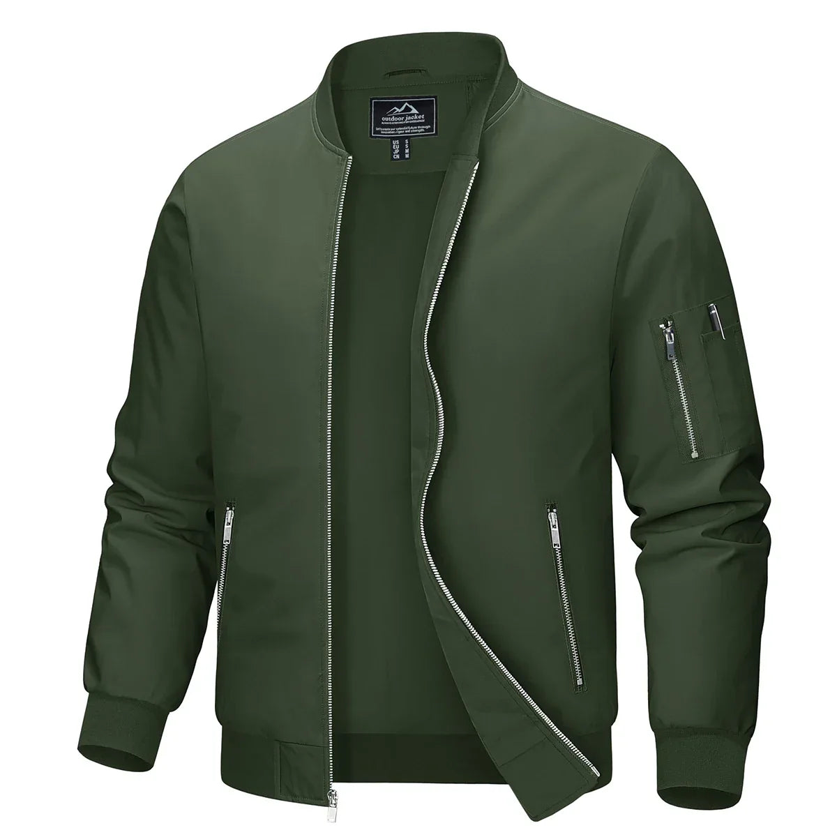 MAGCOMSEN Men's Lightweight Casual Jackets Spring Autumn Windbreaker