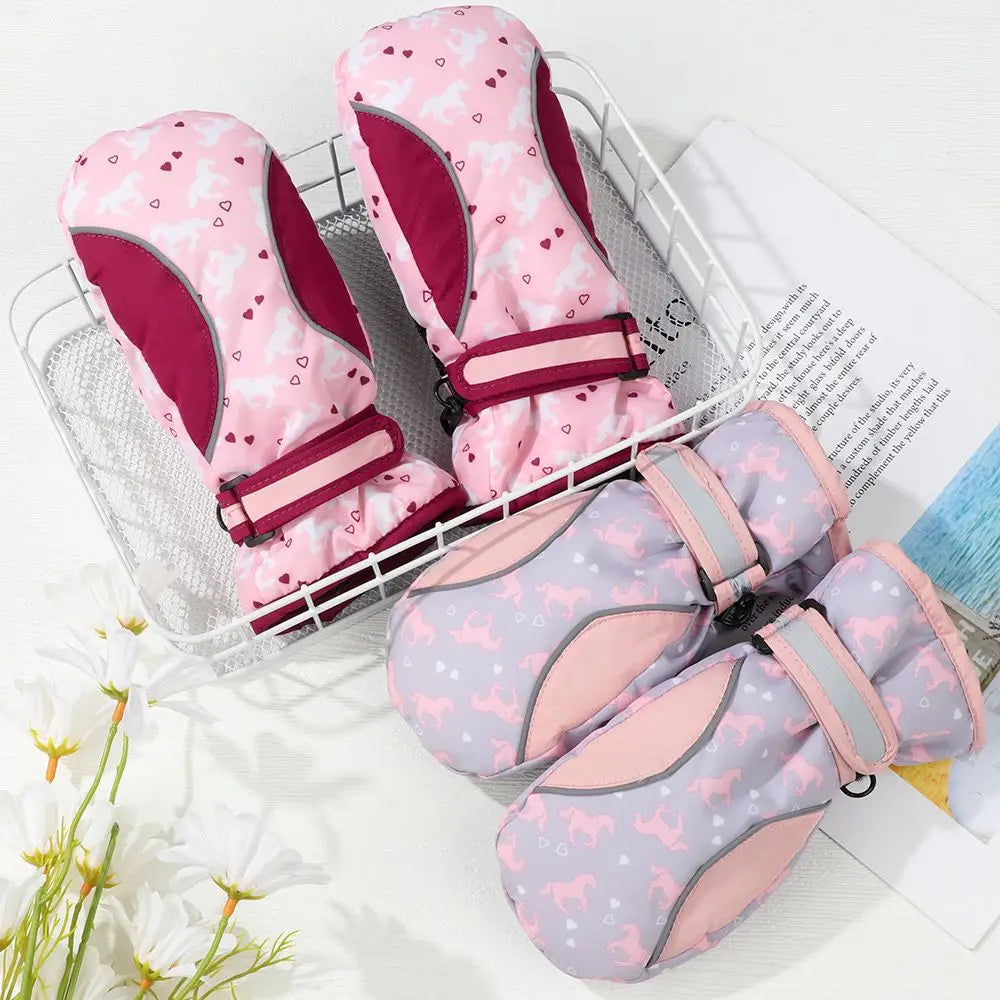 New Children Adult Winter Snow Warm Gloves Boy