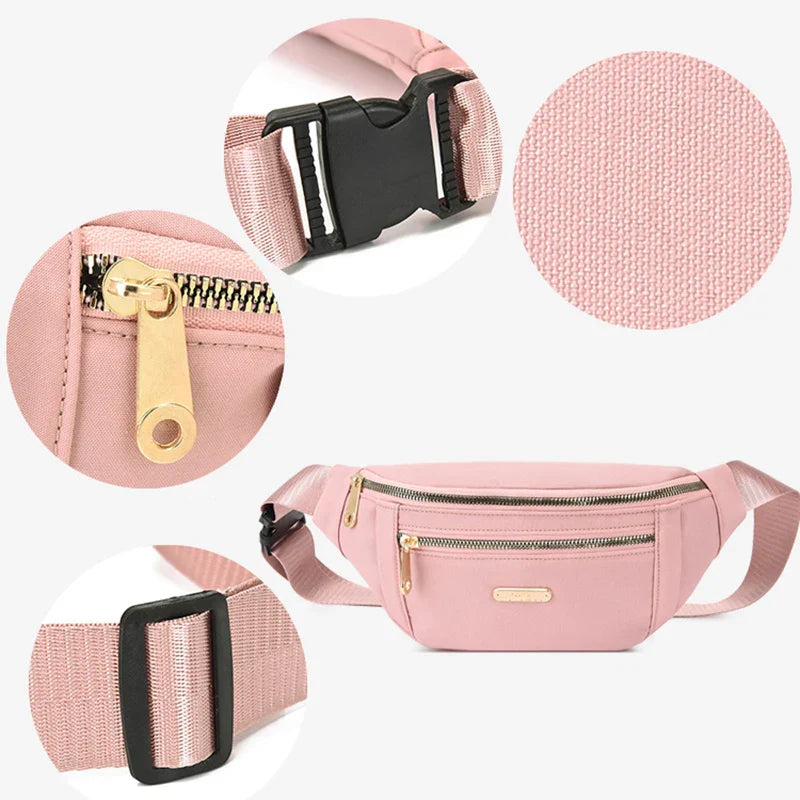 New Women Waist Bags for Women Oxford Leisure