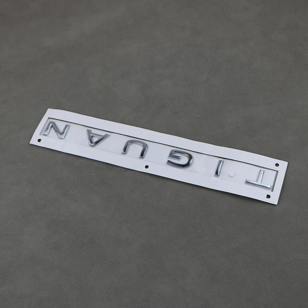 Rear Trunk Emblem Tiguan Logo Badge Sticker ABS