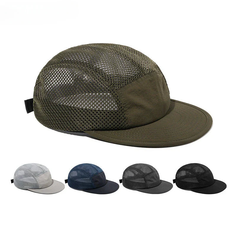 Summer Quick Drying Cap 5 Panel Baseball Hats