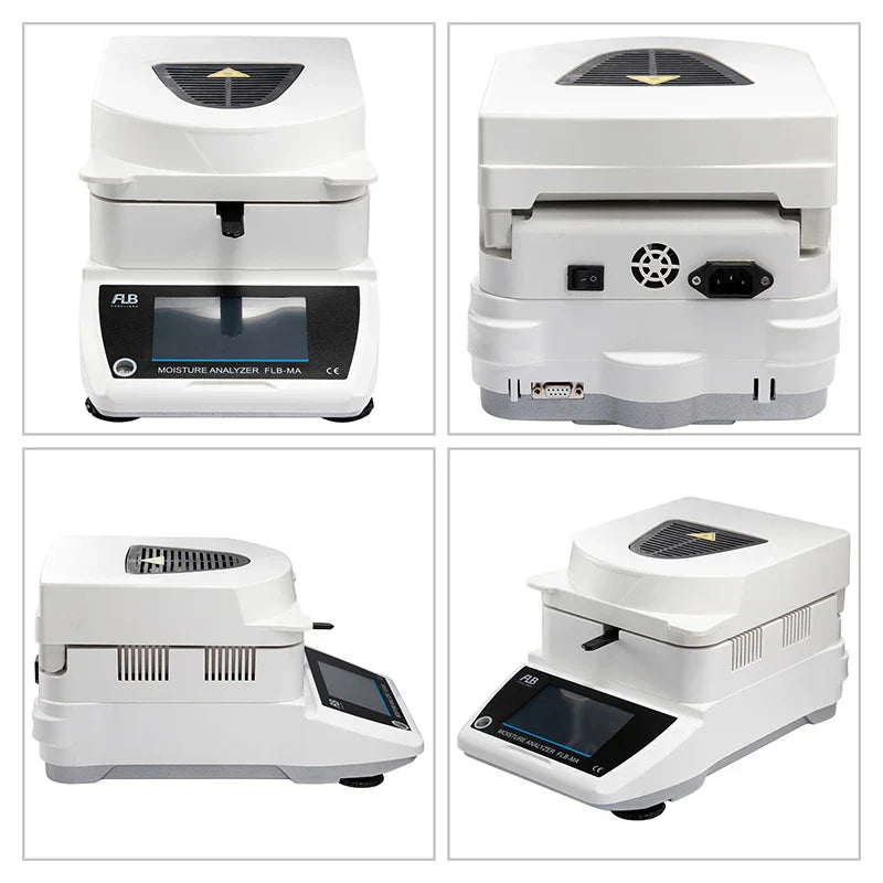 Moisture Analyzer Balance Meter 0.001g Readability Touch Screen