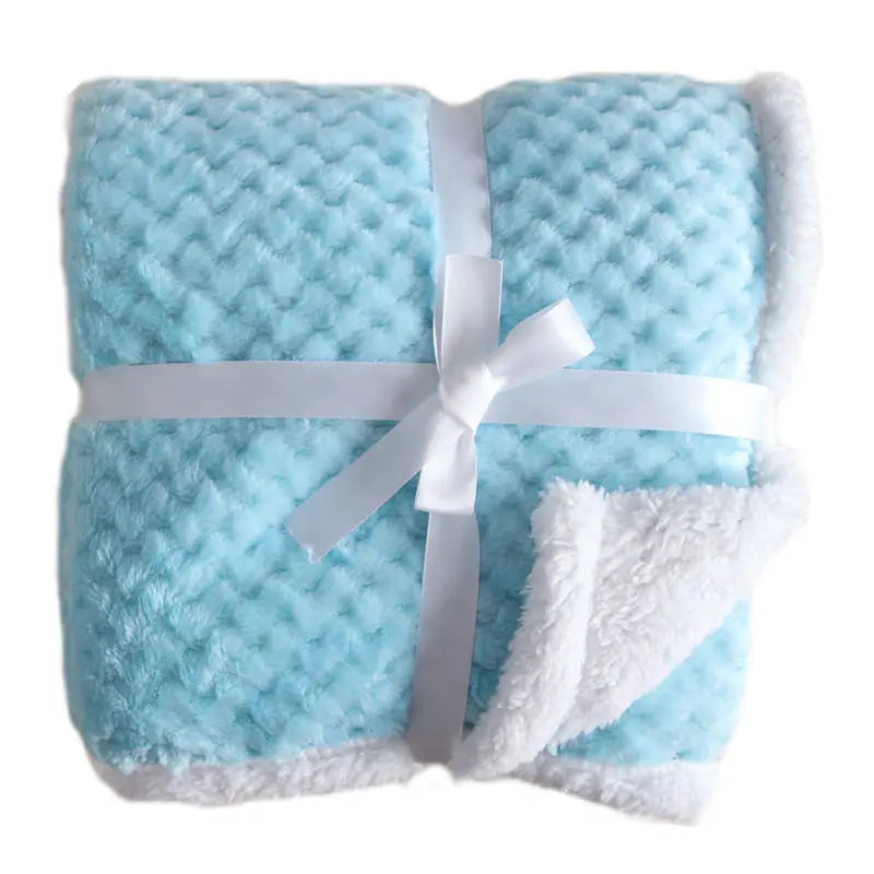 Baby Blanket & Swaddling Newborn Thermal Soft Fleece