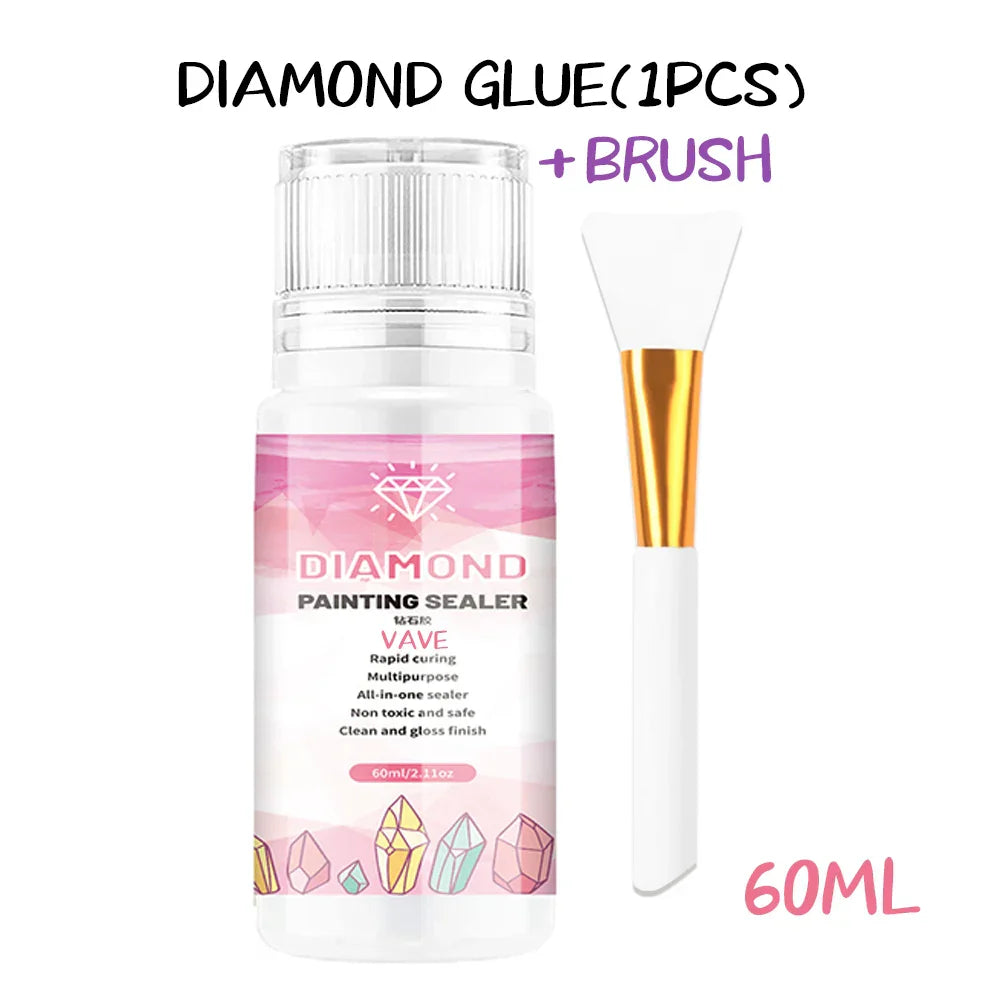 5d Diamond Painting Art Glue Permanent Hold Shine