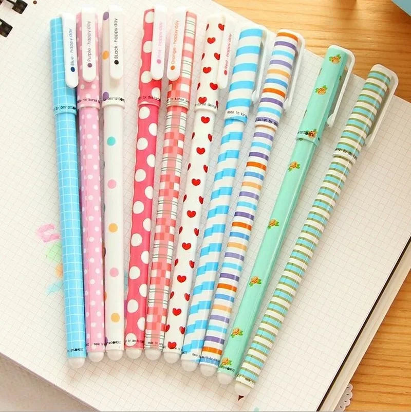 10 Pcs Korean Stationery Stationery Watercolor Pen Gel