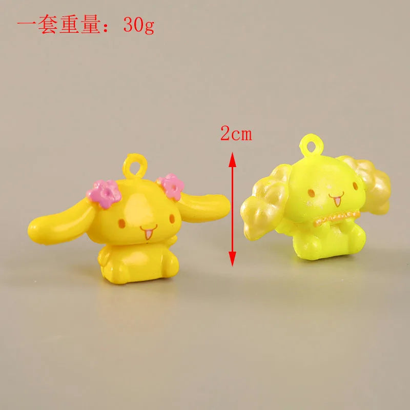 12Pcs/Set Sanrio Cute Mini Cinnamoroll Action Figure Toys