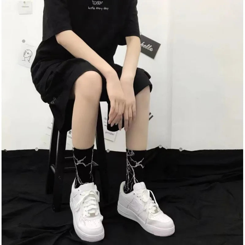 Unisex Men Women's Socks Korean Harajuku Vintage Streetwear