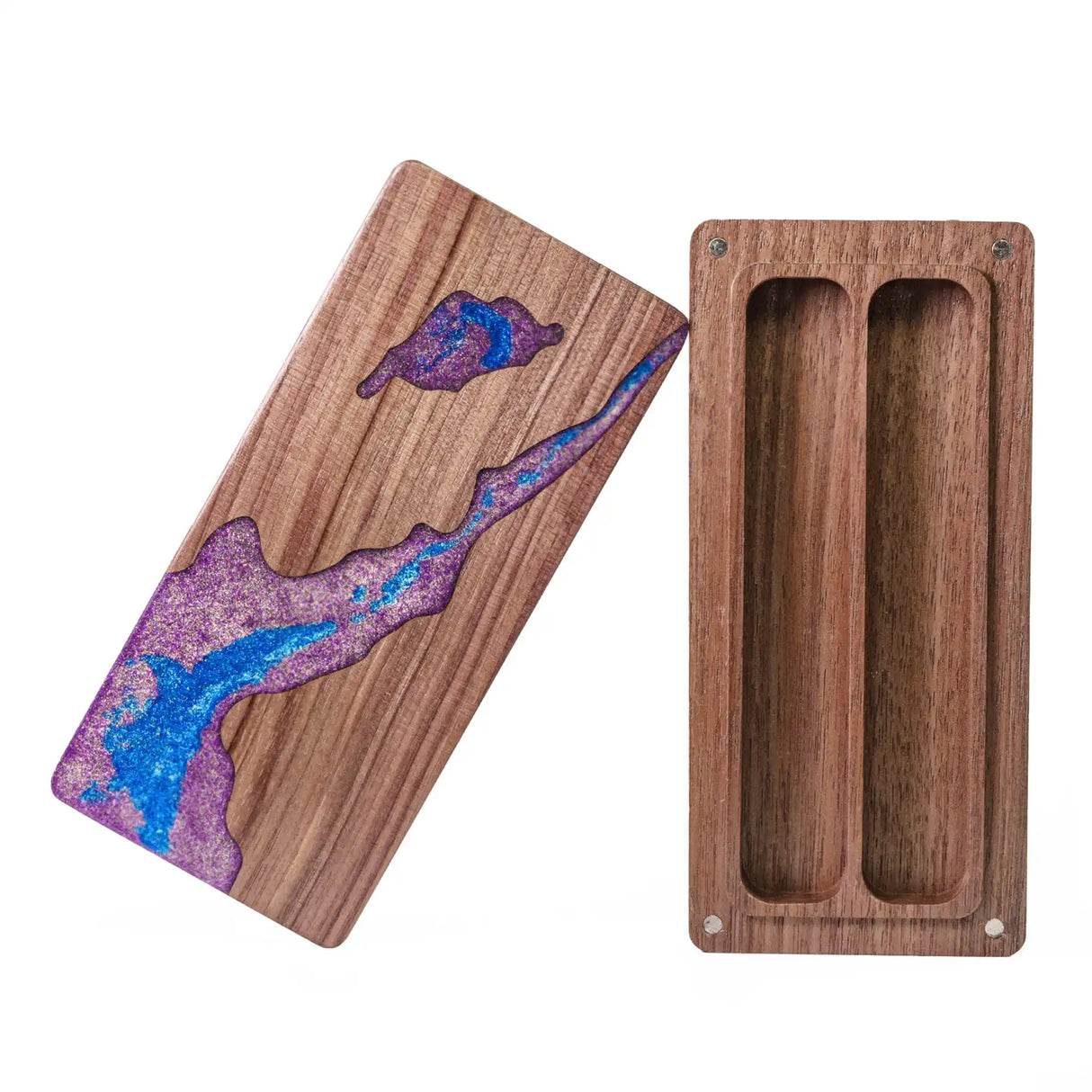 Wooden Dice Storage Box, Rectangle Dice Case, High