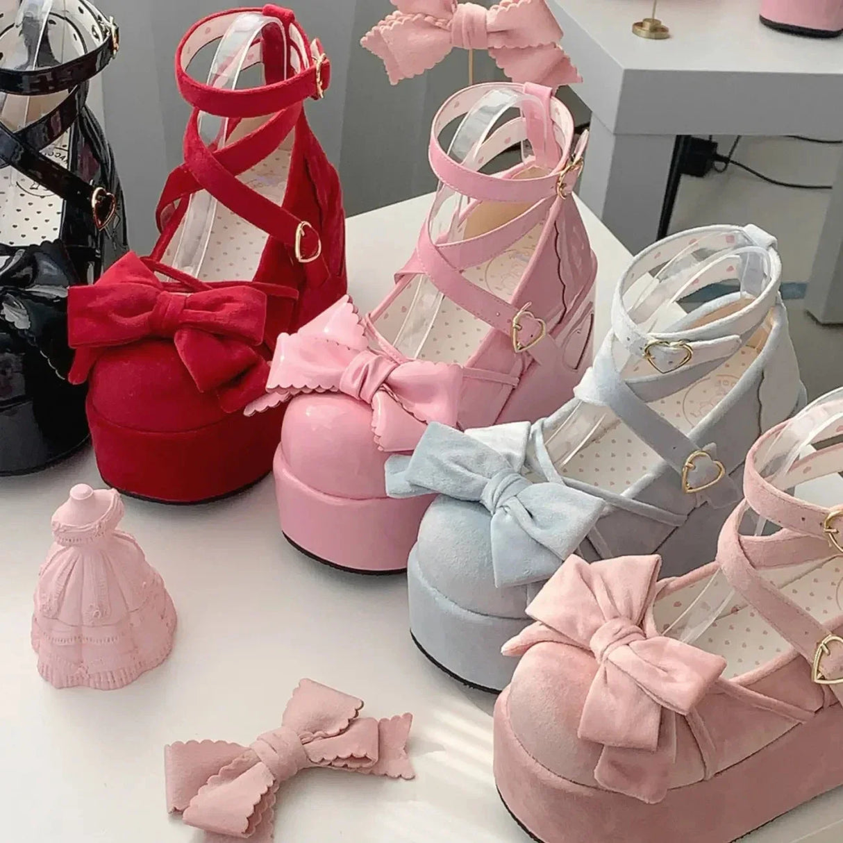 HEYDRESS Cosplay Sweet tea party Mandarin duck shoes