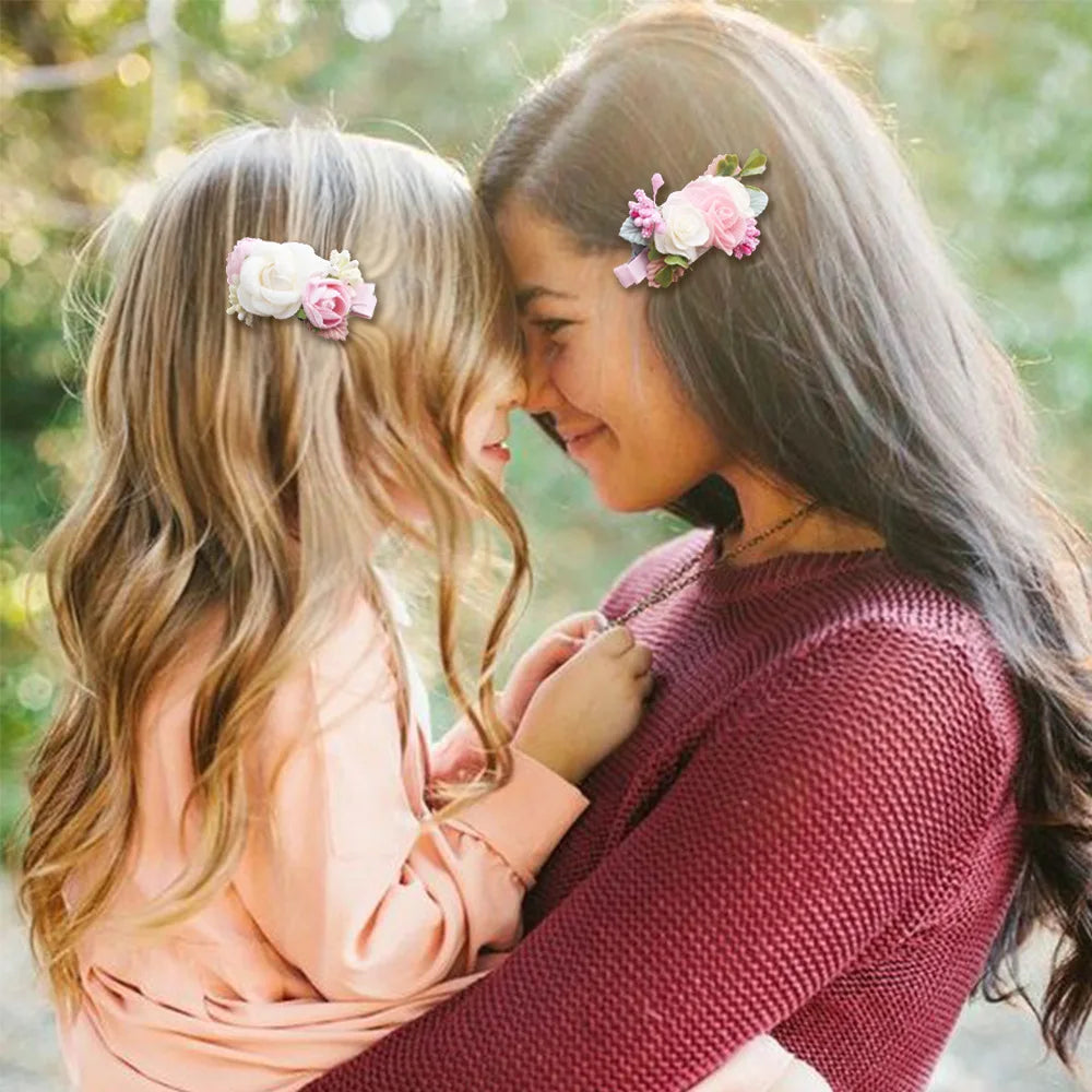 Baby Accessories Princess Flower Hairpins for Baby and