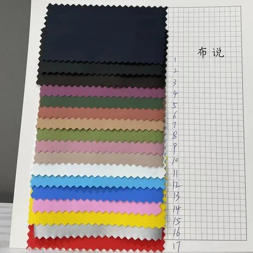 Knitted PU Leather Fabric Matte Finish Four Sided