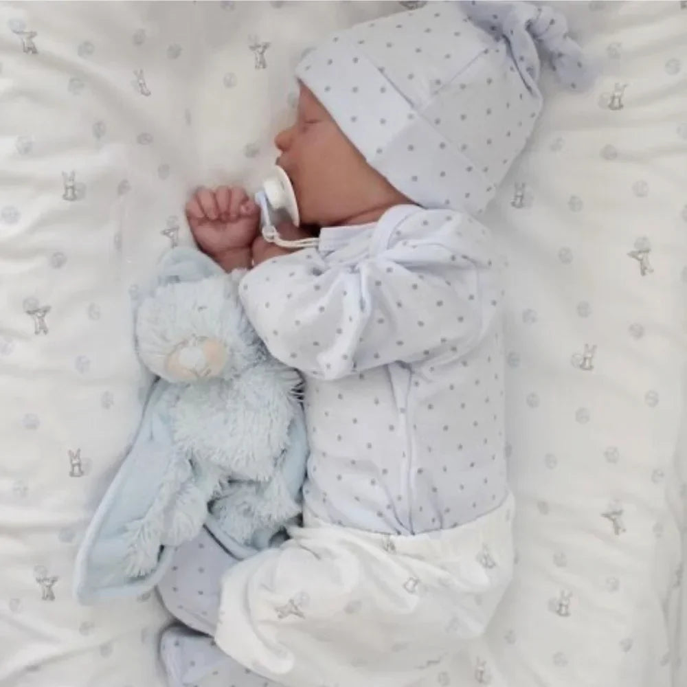 43CM Reborn Baby Doll Silicone Vinyl Cloth Preemie