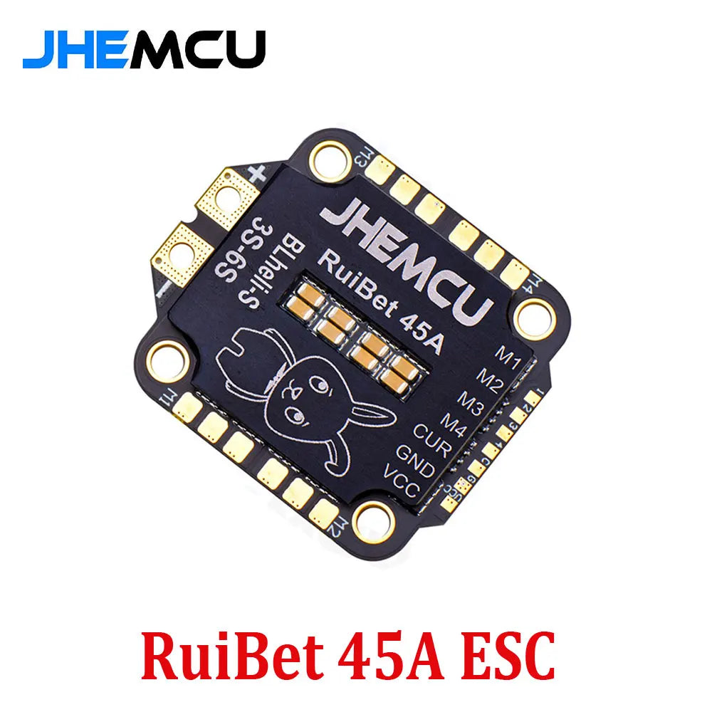 JHEMCU RuiBet 45A/55A ESC BLHELI_S Dshot600 4in1 Brushless