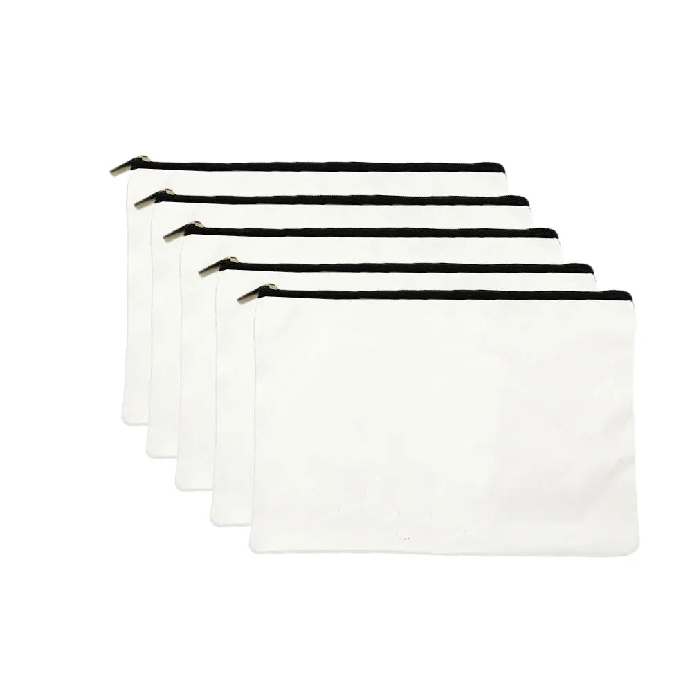 Pink Canvas Pouch Makeup Bag Bulk Cosmetic Bags