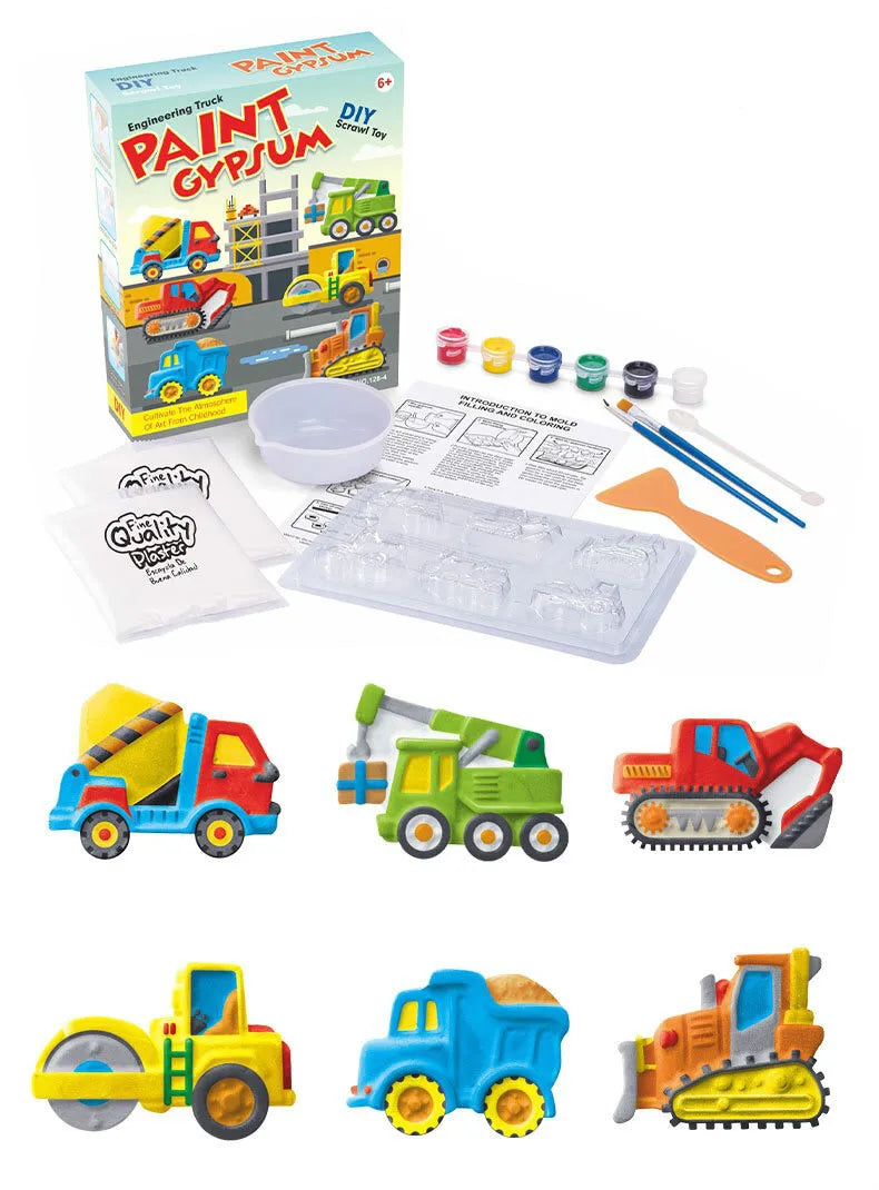 Children Plaster Painting Developmental Toys DIY Colorful Graffiti