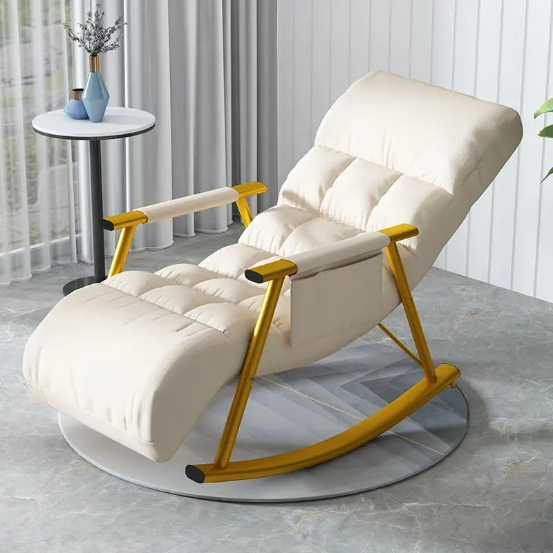 Nordic Rocking Chair, Deck Chair Lazy Household BalconyAdult