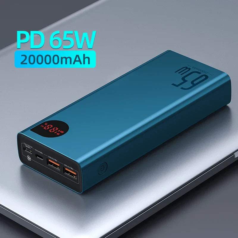 Baseus 65W Power Bank 20000mAh Portable Charging Powerbank
