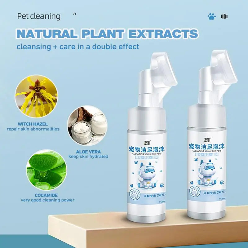 Cat Paw Cleaner Foam 150ml Paw Cleaner with