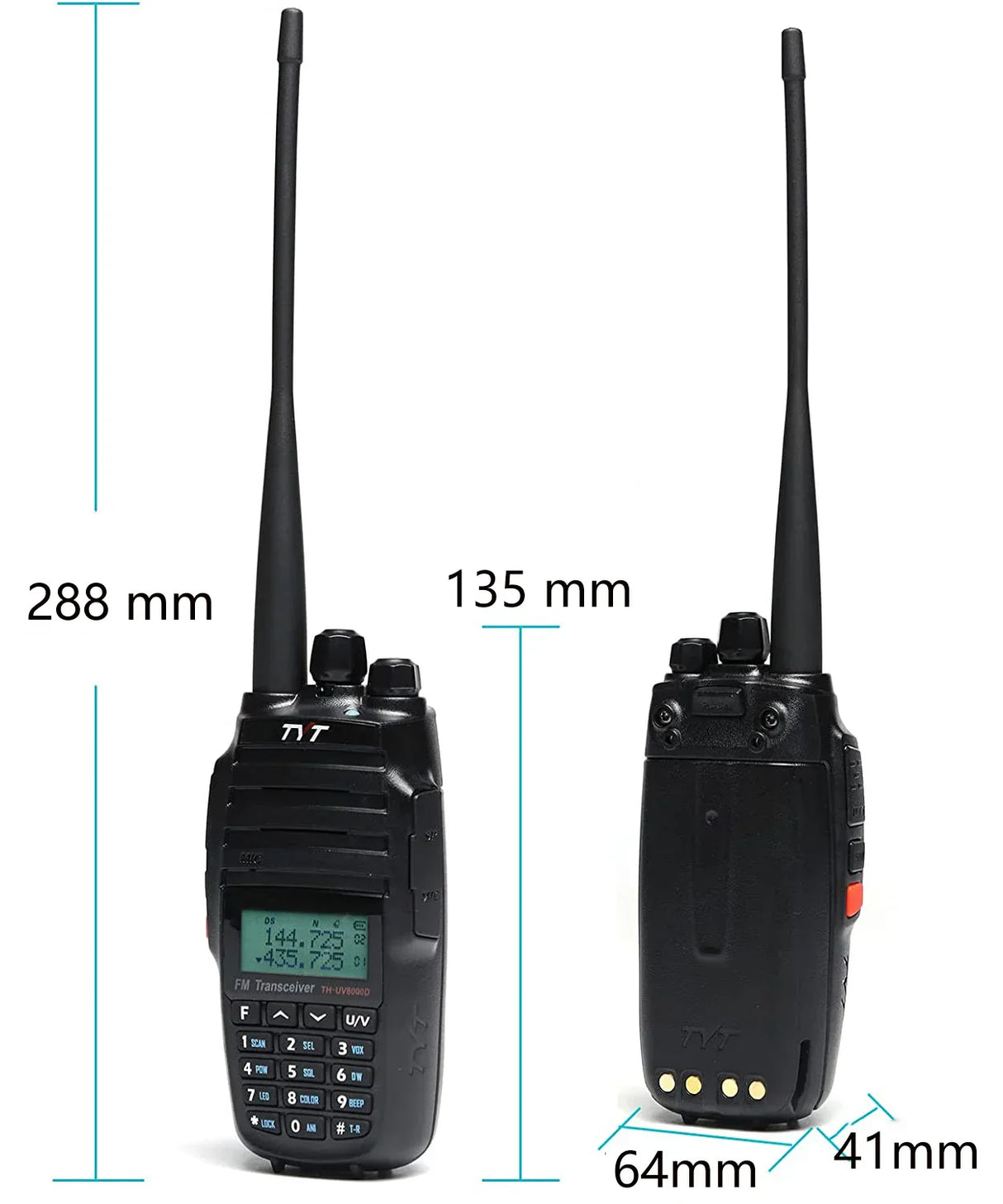 TYT TH-UV8000D Radio With Accessory Optional 10W Dual