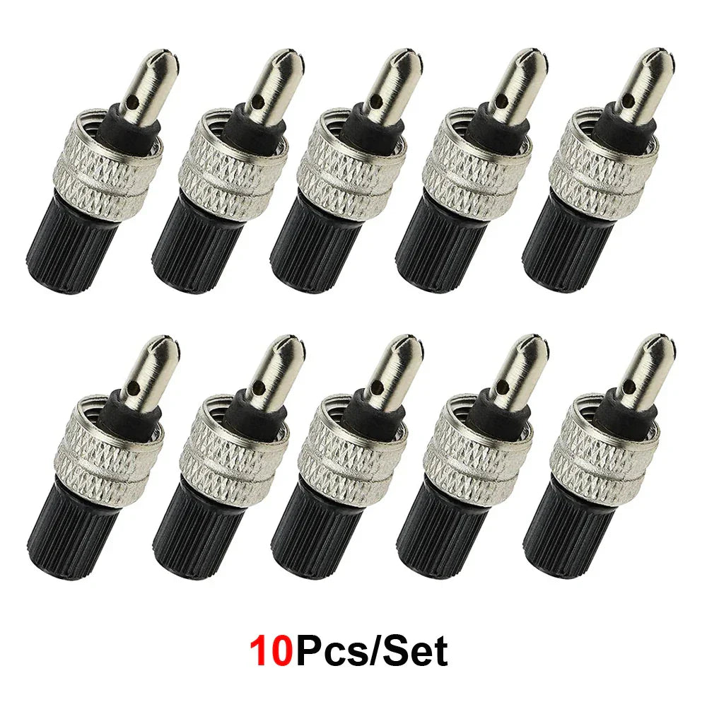 10Pcs Bike Valve Core Set, Bicycle Bike Dunlop