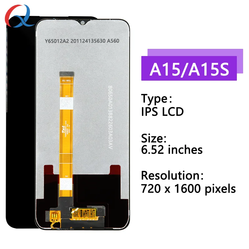 Original Digitizer Assembly for oppo a15 a15s Screen
