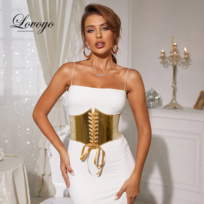 Goth Gothic Clothing Underbust Corset Women Belts Elastic