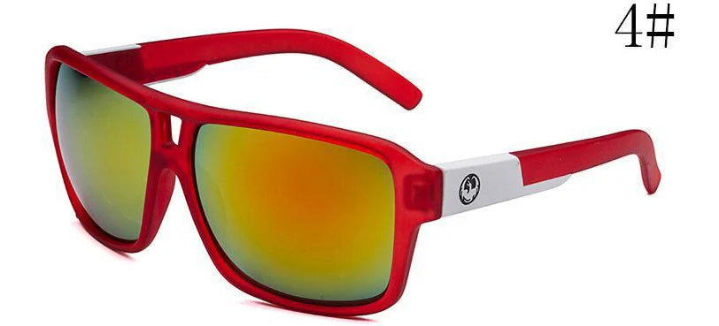 Square Sunglasses Men Dragon Brand Designer Mirror Driving