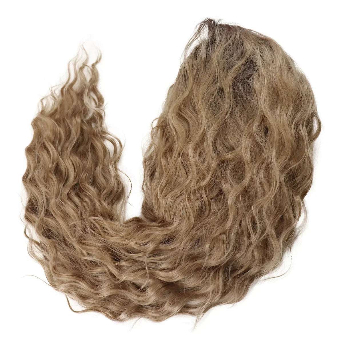 GNIMEGIL Synthetic Long Wave Wig for Woman Natural