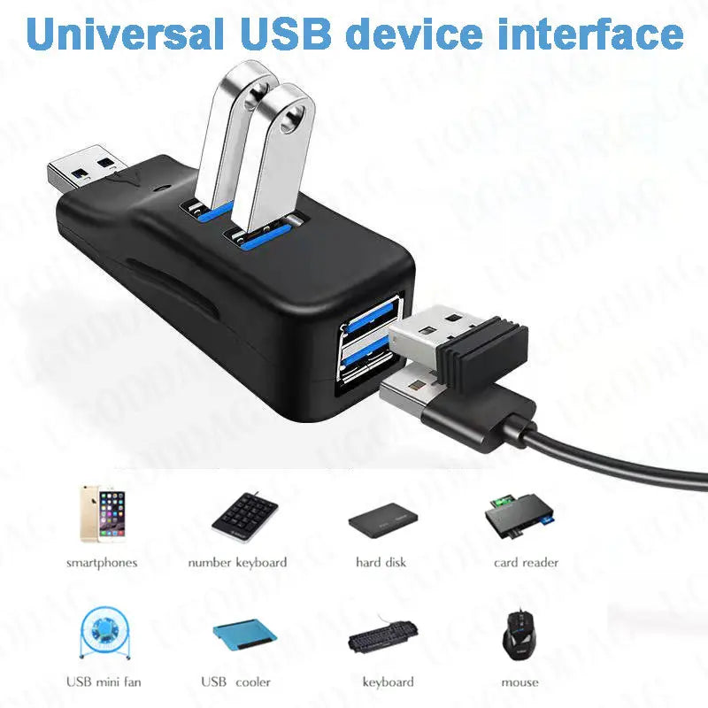 Mini 4 Ports USB 3.0 2.0 Hub High