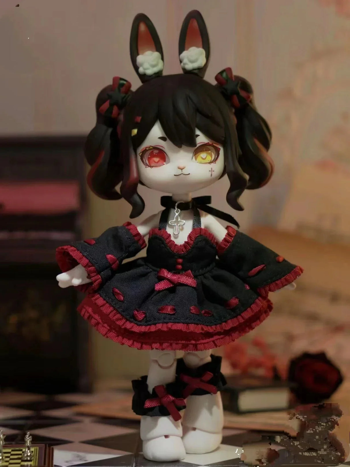 BJD girl's doll Bunny joint doll 18cm elf