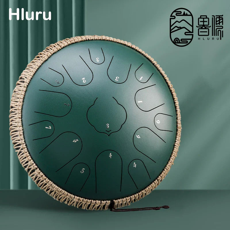 Hluru 15 Notes Glucophone Steel Tongue Drum 13