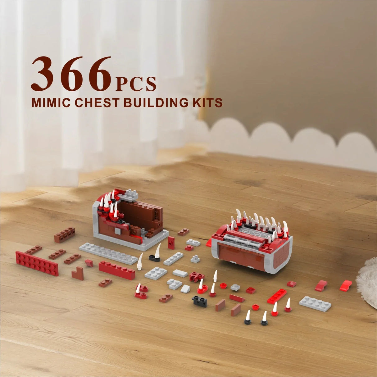 BuildMoc Mimic Chest Yaranzo Monster Building Blocks Final