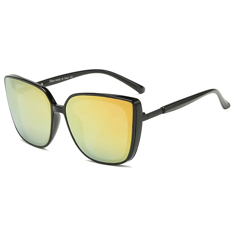 New Large Frame Square Sunglasses Women's Brand Designer