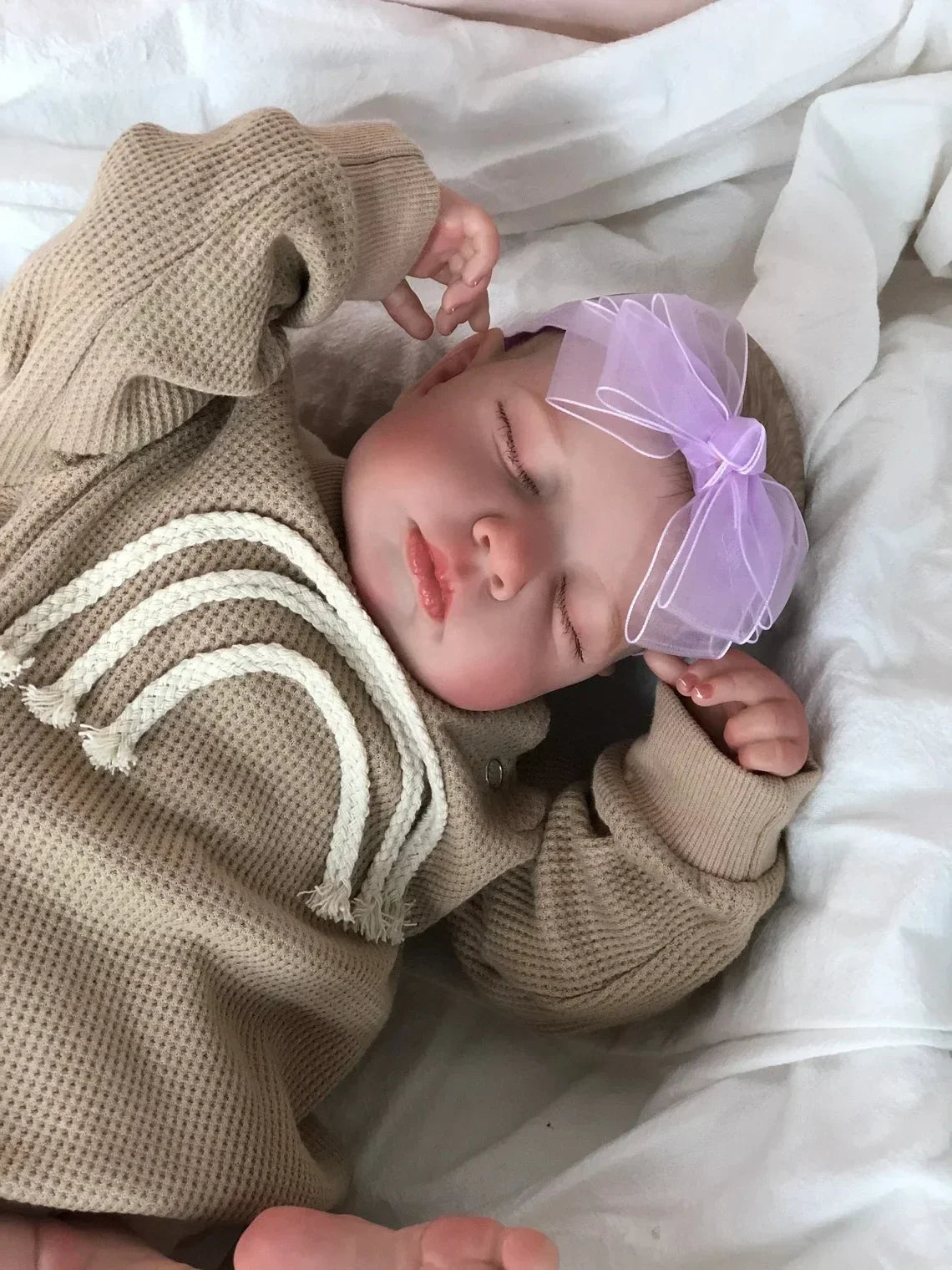 49CM Already Finished Painted Bebe Reborn Doll LouLou