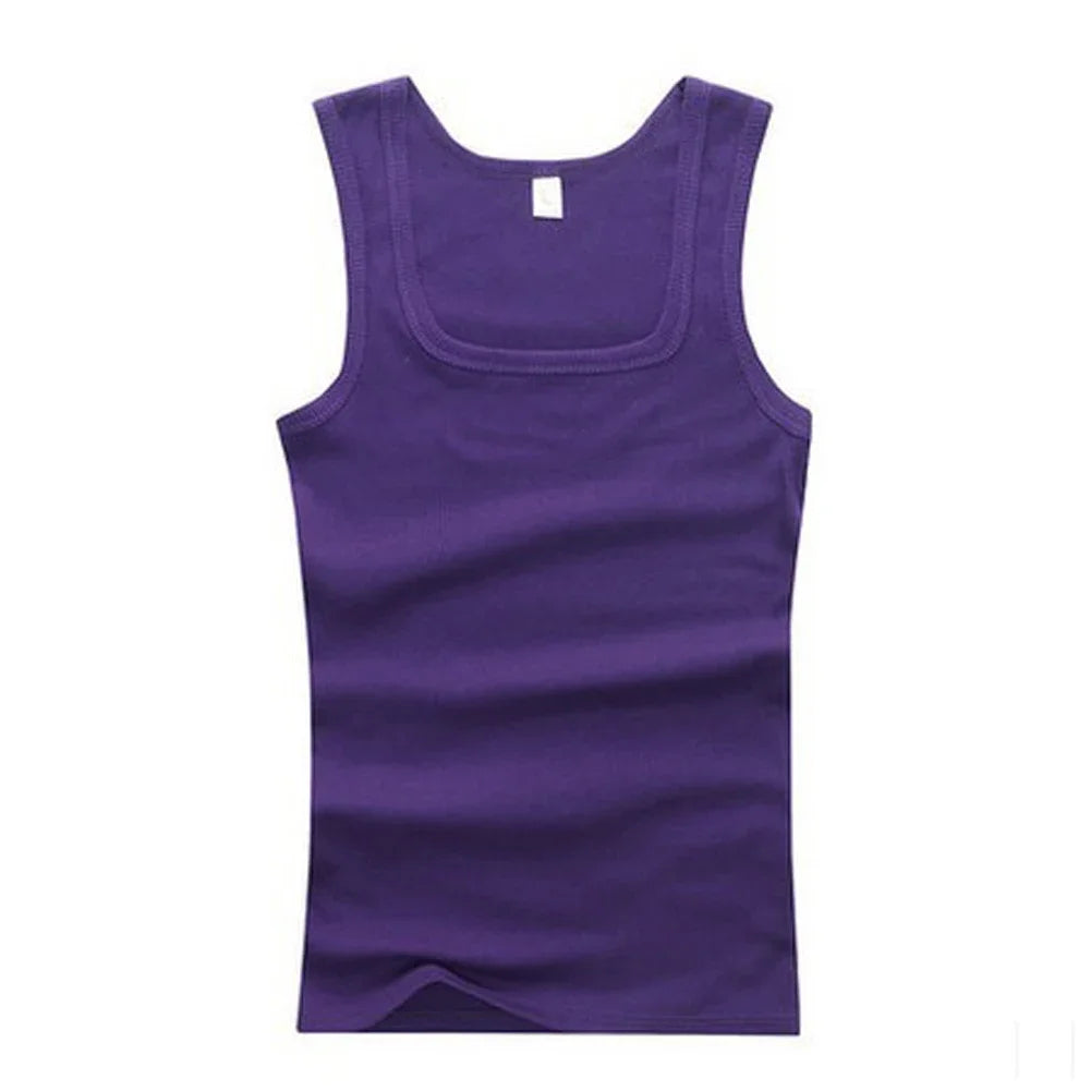 Men Muscle Vests Cotton Underwear Sleeveless Slim Tank