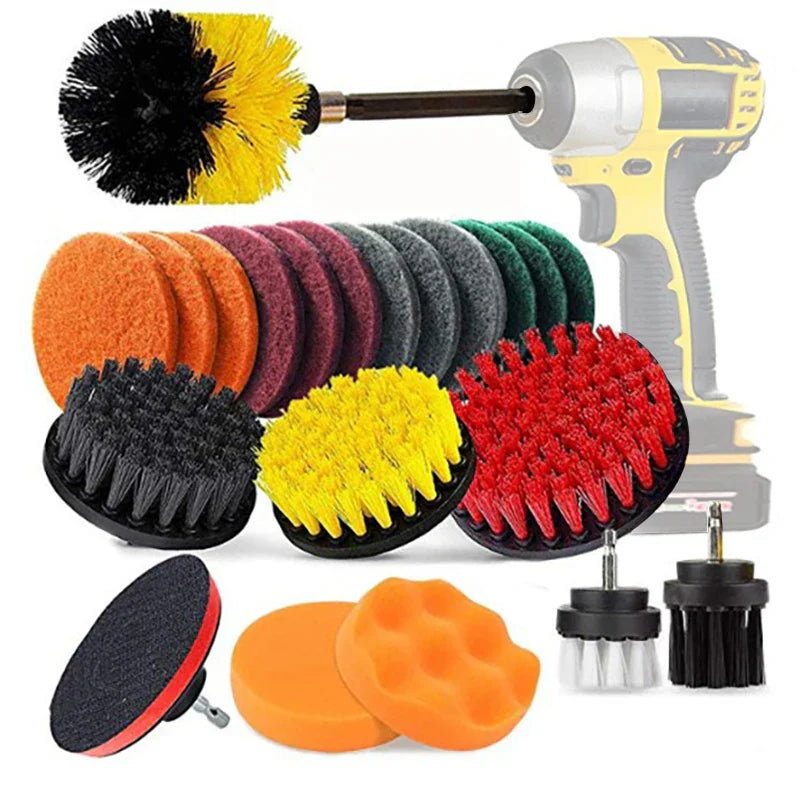 Electric Drillbrush Scrub Pads Grout Power Drills Scrubber