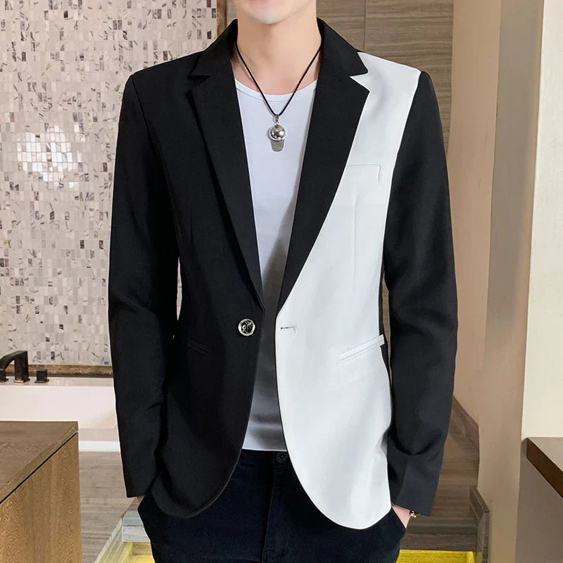 Men Blazer Slim Fit 2024 Autumn New Hot