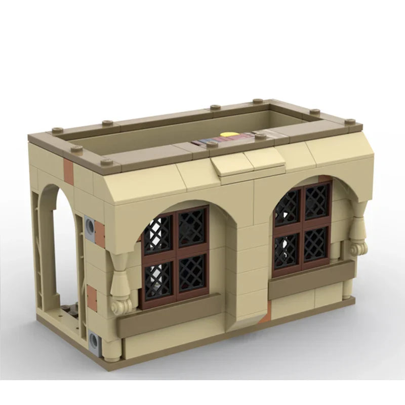 HP Modular Building Green Yellow Blue Dorms Model