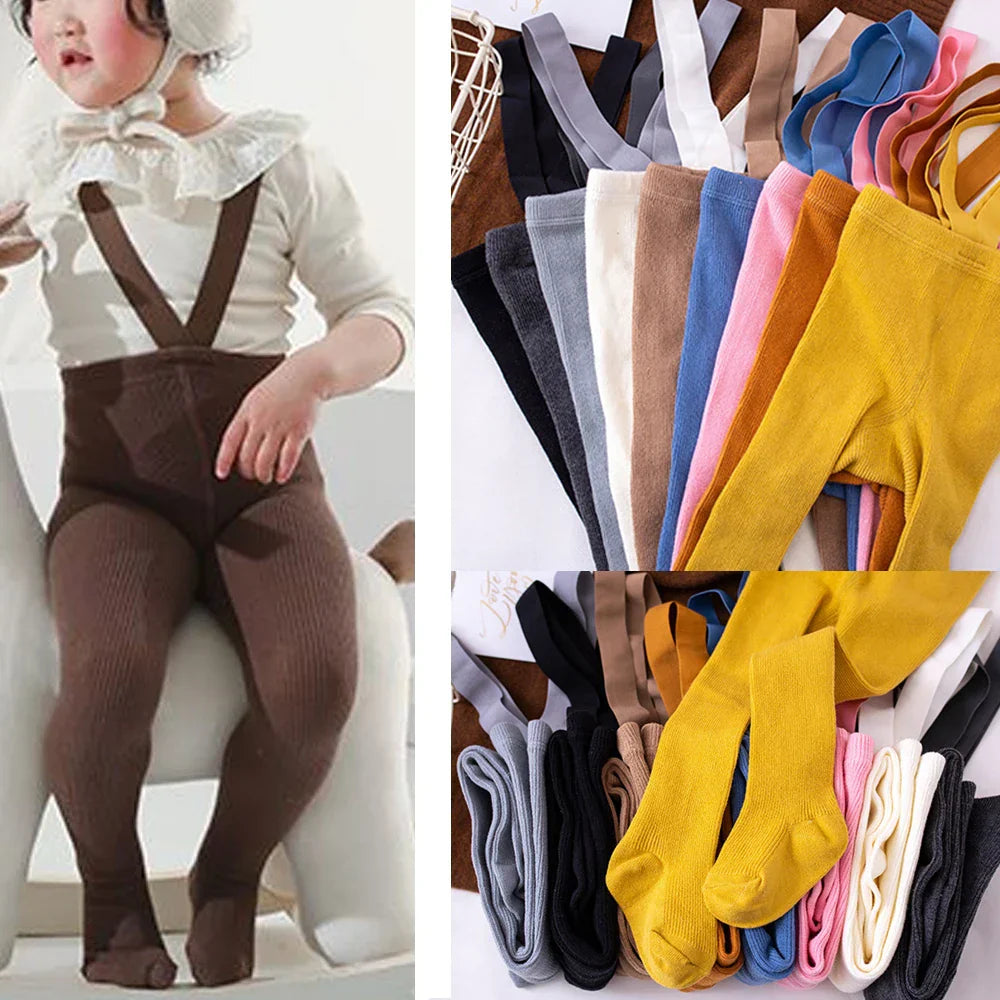 Toddler Infant Pantyhose Knitted Solid Newborn Baby Tights