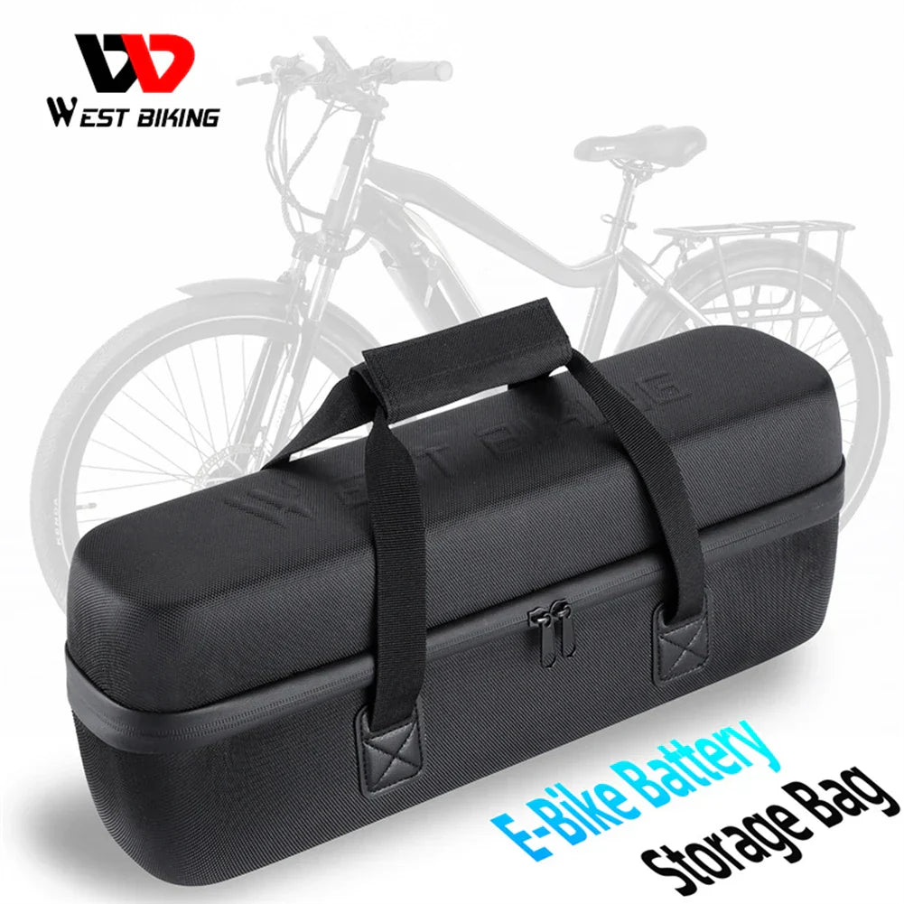 WEST BIKING E-Bike Battery Storage Bag Portable Electric
