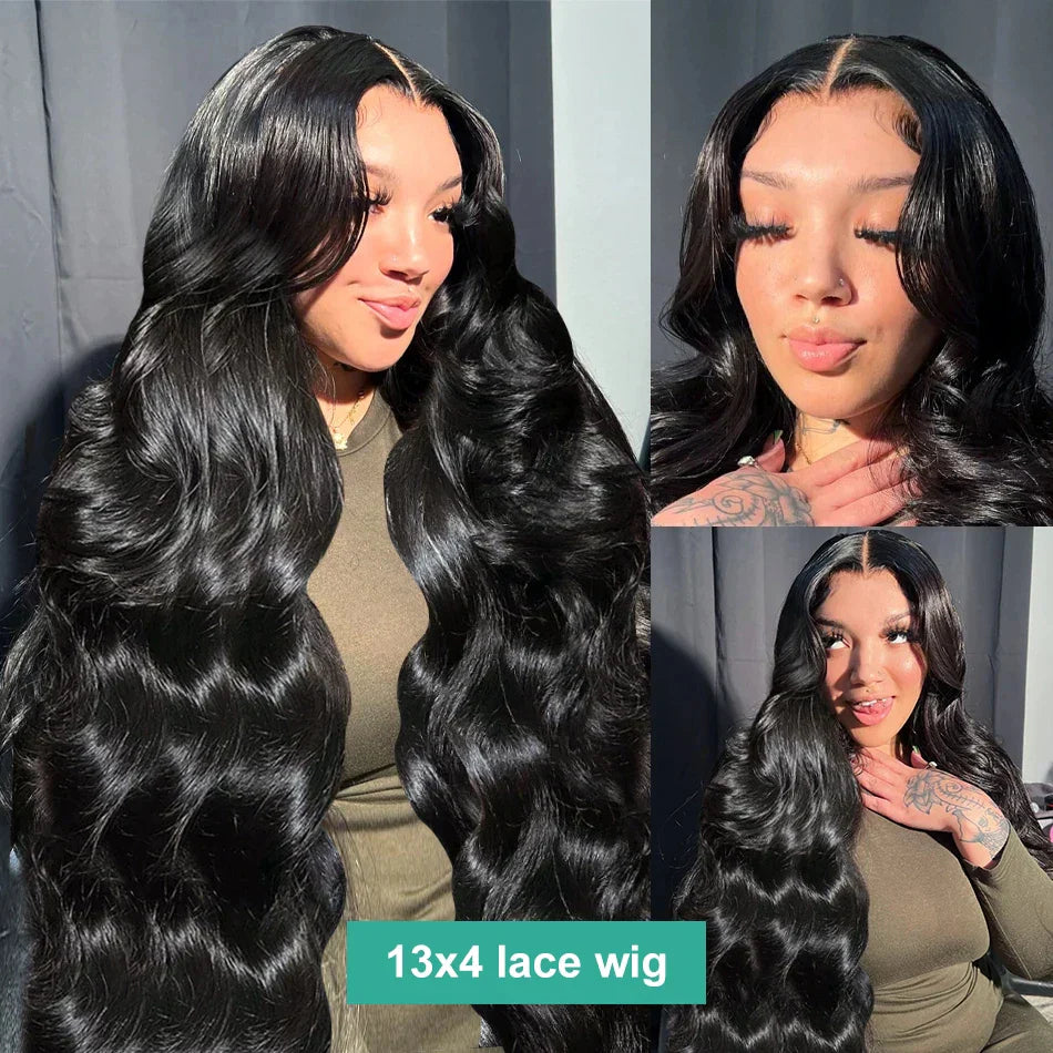 220% Body Wave 13x6 HD Transparent Lace Frontal