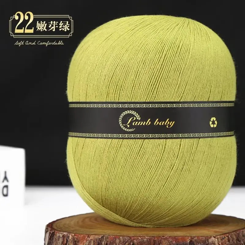 150g Solid Color Silk Cotton Yarn Soft Yarn